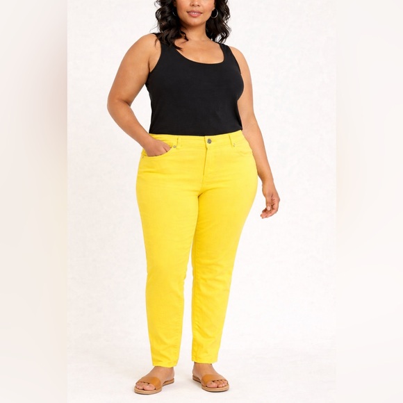 Lane Bryant Denim - NWOT Lane Bryant Sz16 Daffodil Yellow Jeans/Pants Sz 16 Skinny
